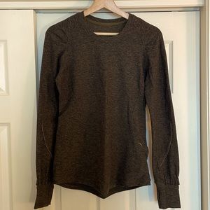 LULULEMON Womens Runderful Nulu Spacedye Long Sleeve, Excellent Condition!